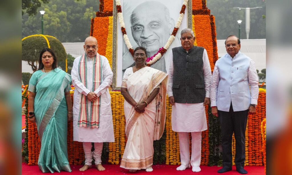 Prez, VP, Amit Shah pay tributes to Sardar Patel