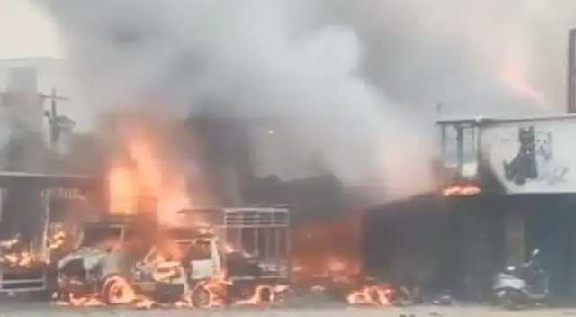 EPS condoles victims of firecracker godown explosion in Attibele