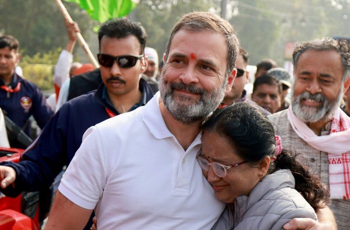 Rahul’s Nyay Yatra makes its way through Varanasi