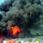 Fire breaks out at plastic godown