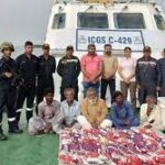 Drugs worth Rs 600 crore seized from Pakistani boat off Gujarat coast