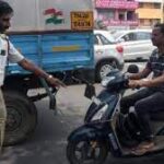 Traffic police cracks down on unauthorized vehicle stickers 