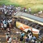 20 injured as omni bus overturns