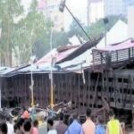 Hoarding collapse: Death toll goes up to 14