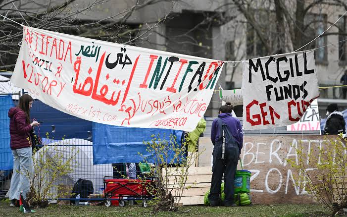 Pro-Palestine protests in Canada varsities