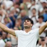 Wimbledon: Hard fought win for Alcaraz