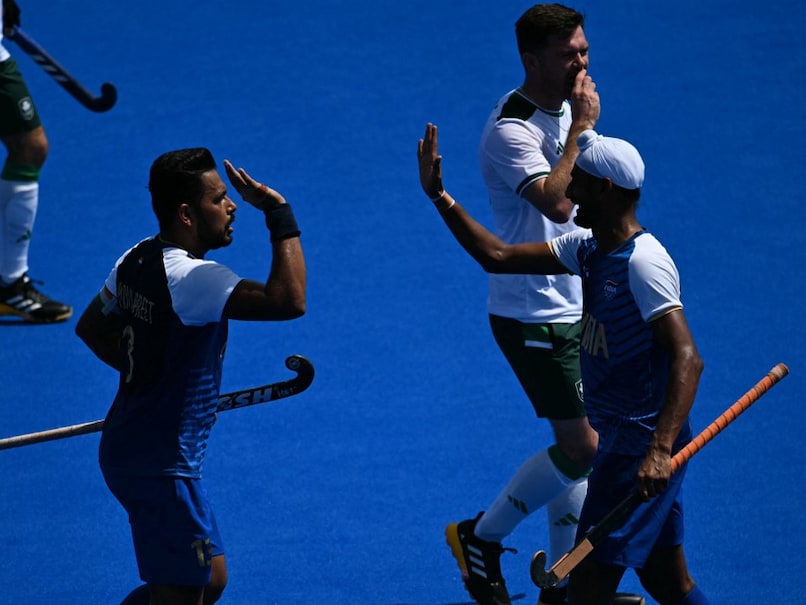 Indian men’s hockey team triumphs over Ireland in Paris Olympics