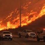 Fresh wildfire erupts near Los Angeles