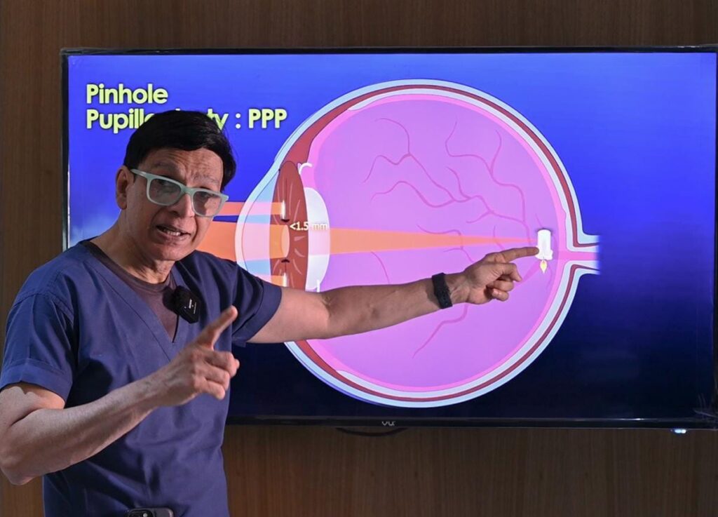 Dr. Amar Agarwal’s Pinhole Pupilloplasty offers new hope to millions