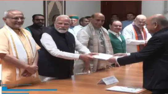 Vice-Presidential Election: C.P. Radhakrishnan files nomination