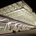 Glass panel crashes at Chennai Airport