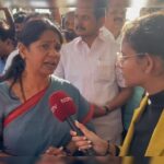 Kanimozhi criticises Vijay over Karur stampede