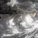 Two low-pressure areas formed today
