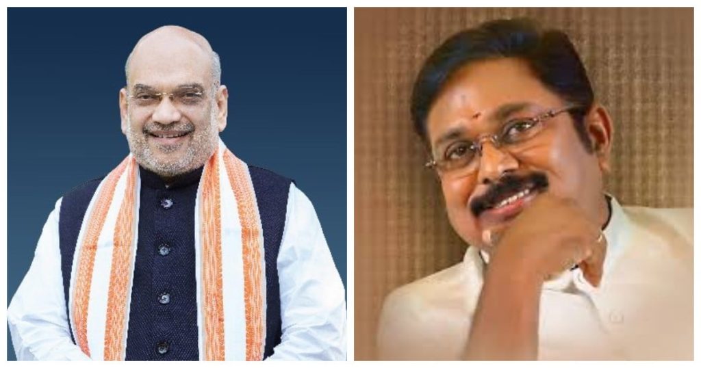 TTV meets Amit Shah as seat-sharing talks intensify