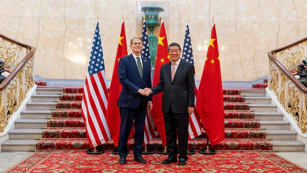 US-China trade talks in Paris