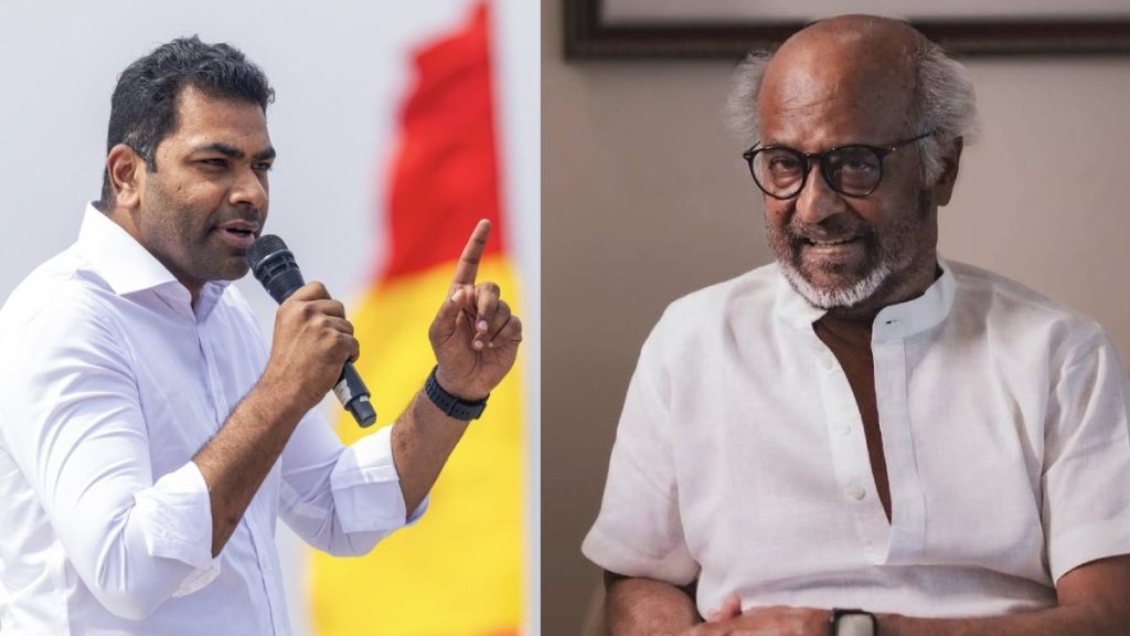 Aadhav Arjuna apologises to Rajini amid political row