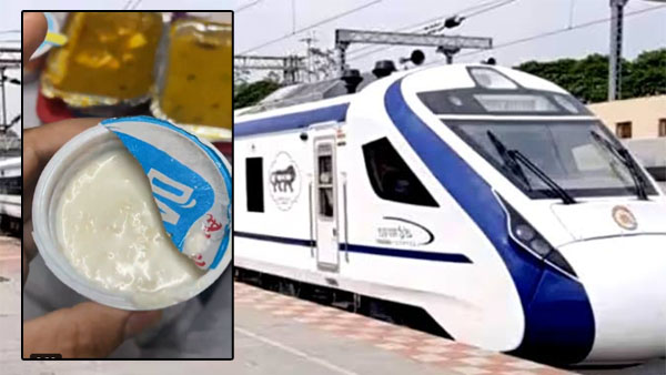 Vande Bharat passenger finds live worms in packaged curd