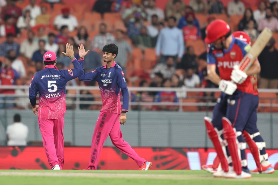 Rajasthan Royals ends Punjab’s unbeaten run * Sooryavanshi’s blitzkrieg steals the show