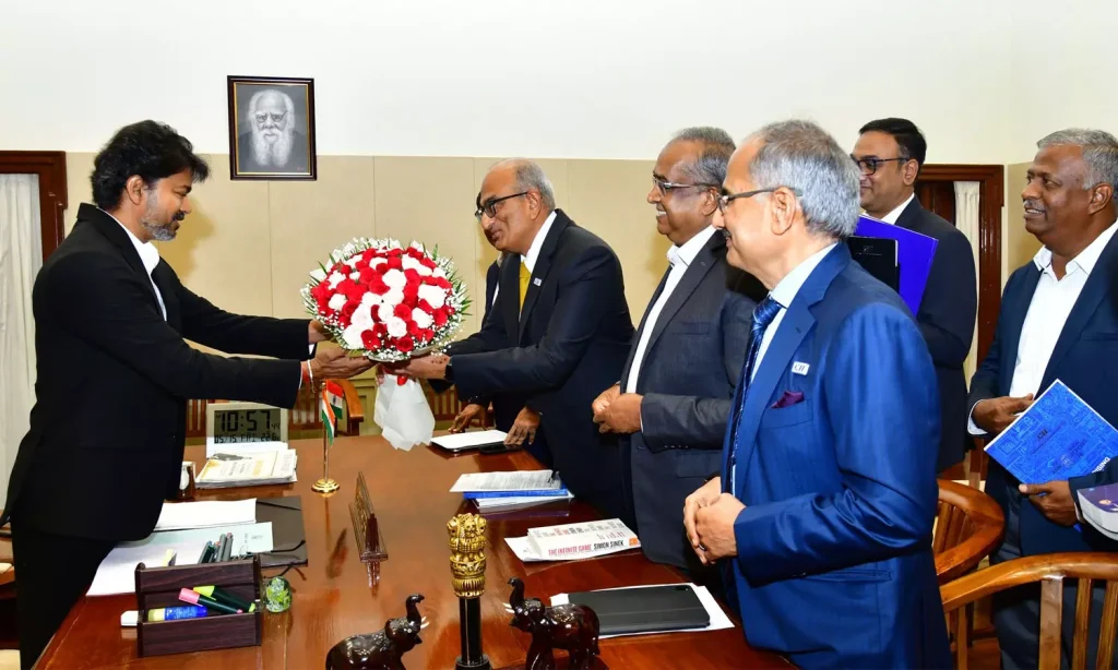Vijay meets top industrial leaders to boost TN investment push