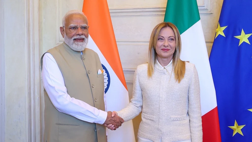 PM Modi holds talks with Italian counterpart Meloni