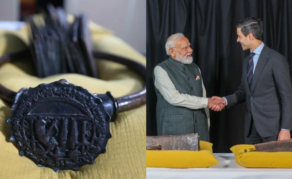 Netherlands returns 21 Chola era copper plates