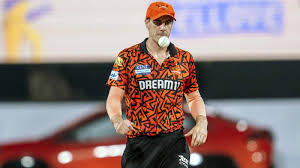 SRH captain Cummins fined for slow over rate