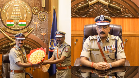 Mahesh Kumar takes charge as TN police chief