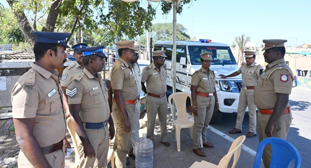 Vehicle checks intensified at Marina Beach amid NEET protests