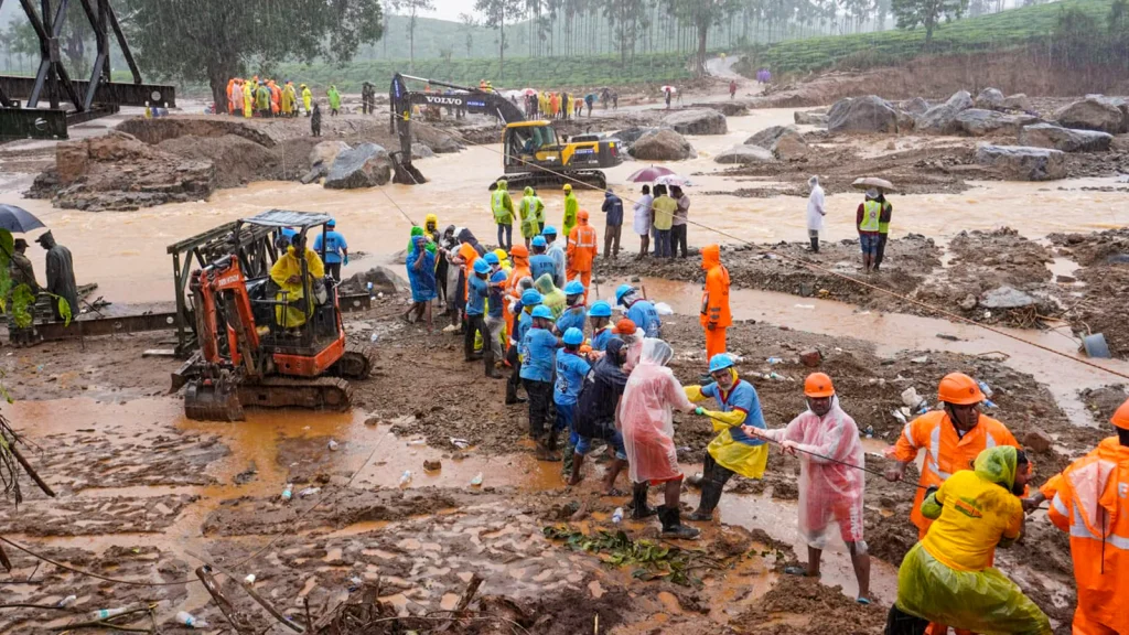 Wayanad landslide a “man-made disaster”, say Kerala Ministers