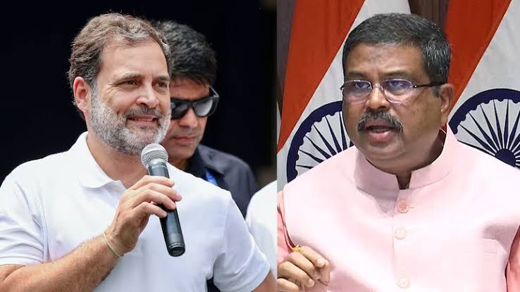 Cong hits out at Pradhan’s remarks on Rahul Gandhi