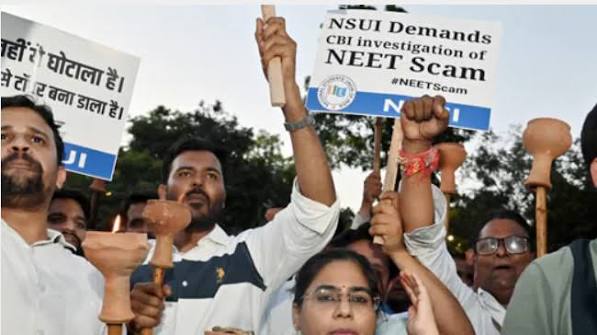 Cong, INDIA Bloc honour NEET paper leak victims