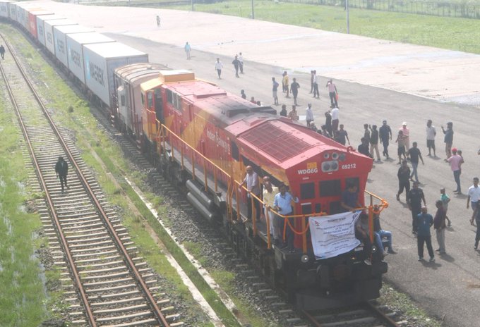 Nepal receives first cargo train from Kolkata