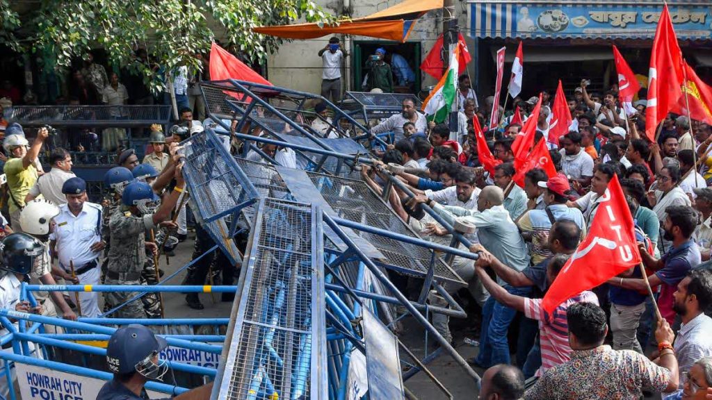 Farmers, trade unions protest against Centre’s policies