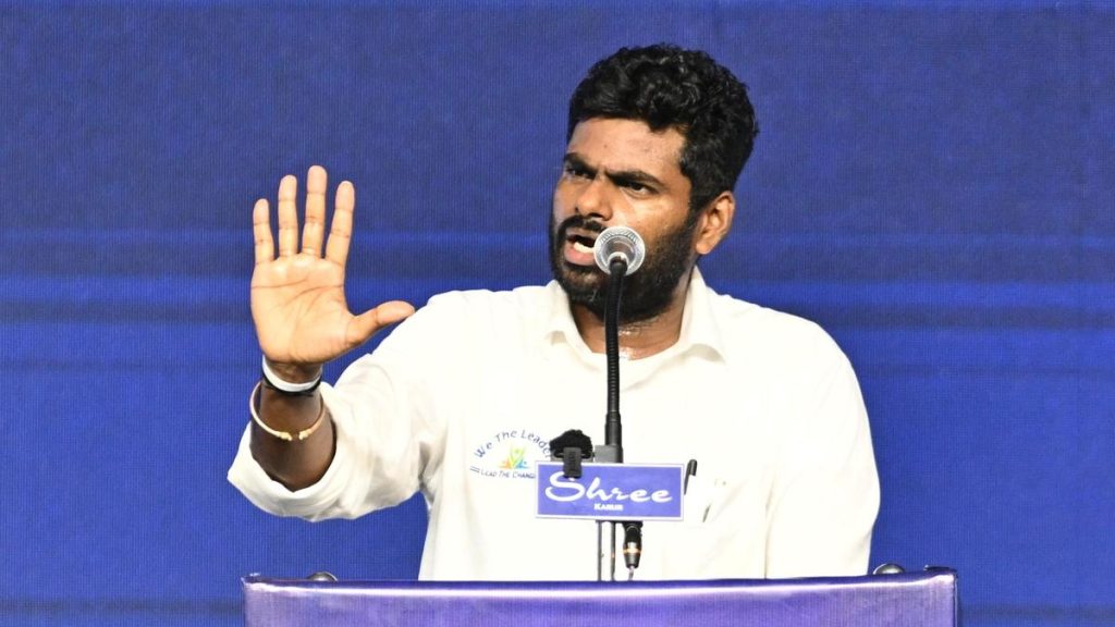 Annamalai alleges TVK Ministers taking bribes
