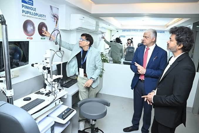 CM Vijay inaugurates first pinhole pupiloplasty centre at Dr Agarwals
