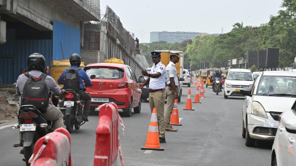 OMR traffic diversions trigger congestion