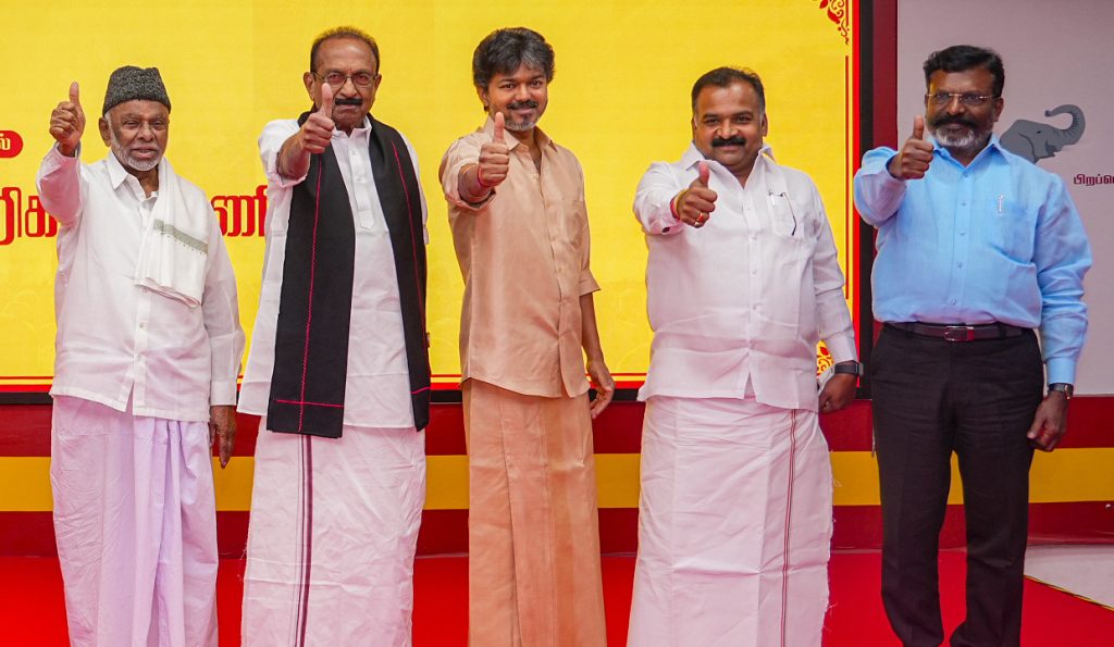 DMK calls Vijay opportunist