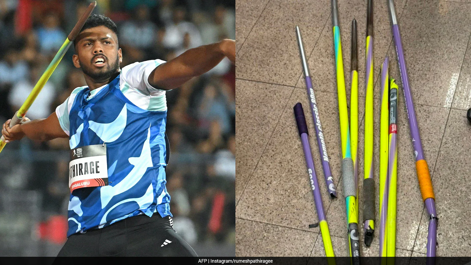 Airline damages all five winning javelins of SL  thrower