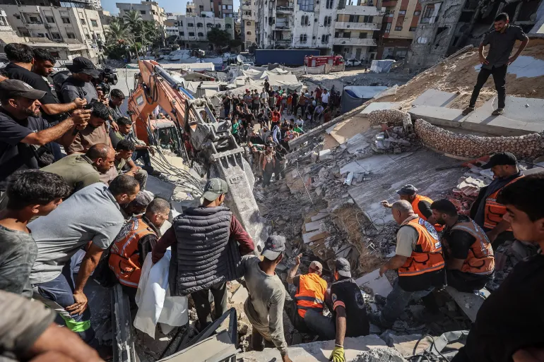 21 killed including 11 children in Gaza building collapse