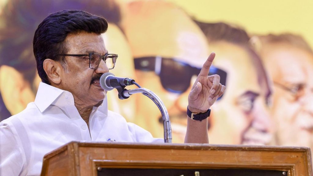 Stalin alleges vendetta politics over raids on KN Nehru