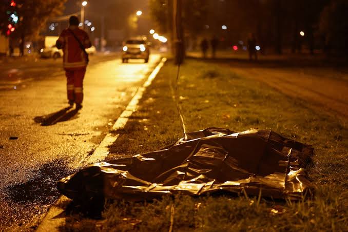 Russian strike kills woman in Kyiv, hits subway station