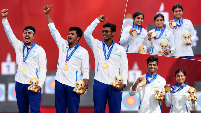 Archers, shooters fuel gold rush, India climb back into Asian Games top 10