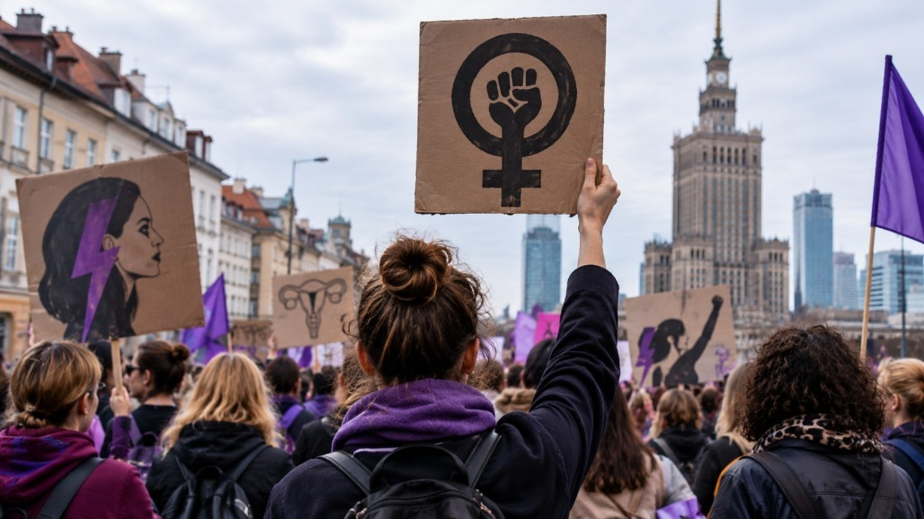 Poland women protest seeking to legalise abortion